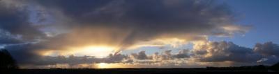 wolken en zon